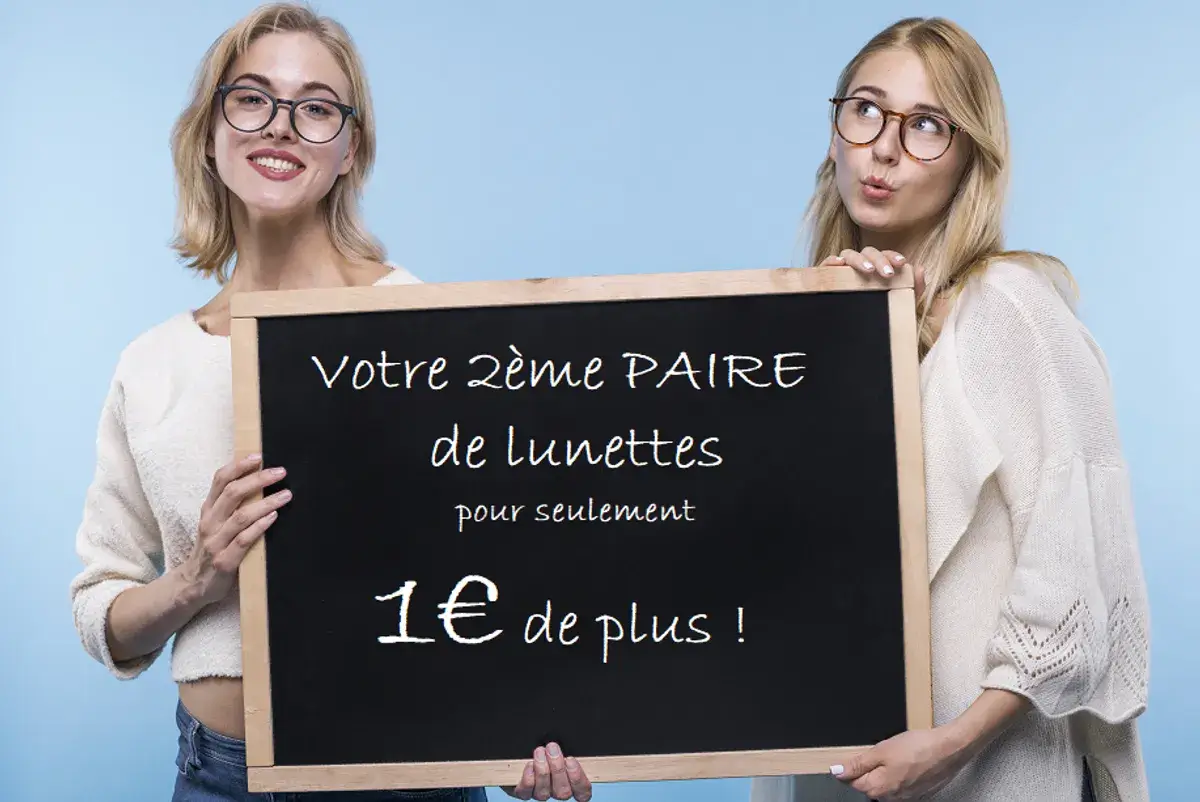 deuxième paires de lunettes de vue chez votre opticien, optométriste à Valras-Plage