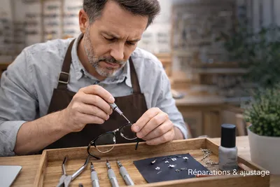 Entretien et réparation de lunettes à Valras-Plage dans notre boutique d optique